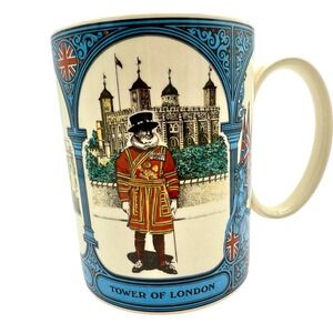 Wedgwood London Scenes Mug Tower Buckingham Palace Horse Guards England Vintage
